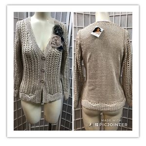 Skovhuus, sweater, beige, new with tags, size S.: